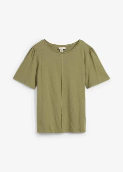 Damen bonprix Shirts & Tops|Nachhaltigere Materialien|T-Shirt aus reiner Baumwolle