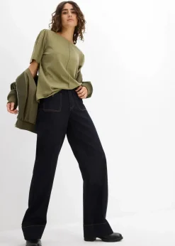 Damen bonprix Shirts & Tops|Nachhaltigere Materialien|T-Shirt aus reiner Baumwolle