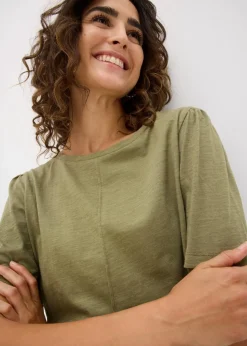 Damen bonprix Shirts & Tops|Nachhaltigere Materialien|T-Shirt aus reiner Baumwolle