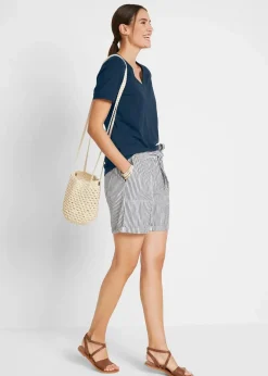 Clearance T-Shirt aus reiner Baumwolle Damen Shirts & Tops|Basics