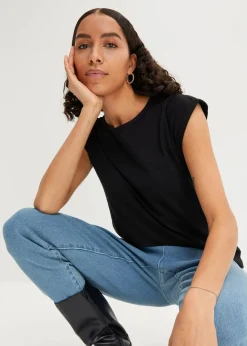 Damen bonprix Bekleidung·Röcke|Basics|T-Shirt aus reiner Baumwolle