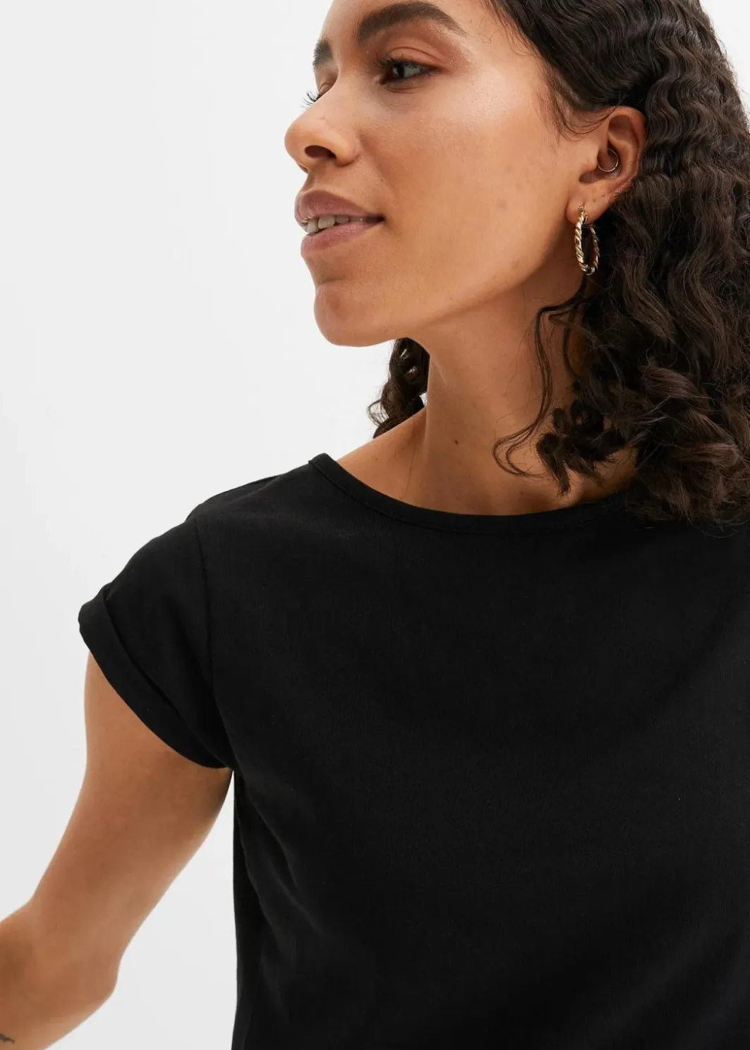 Damen bonprix Bekleidung·Röcke|Basics|T-Shirt aus reiner Baumwolle