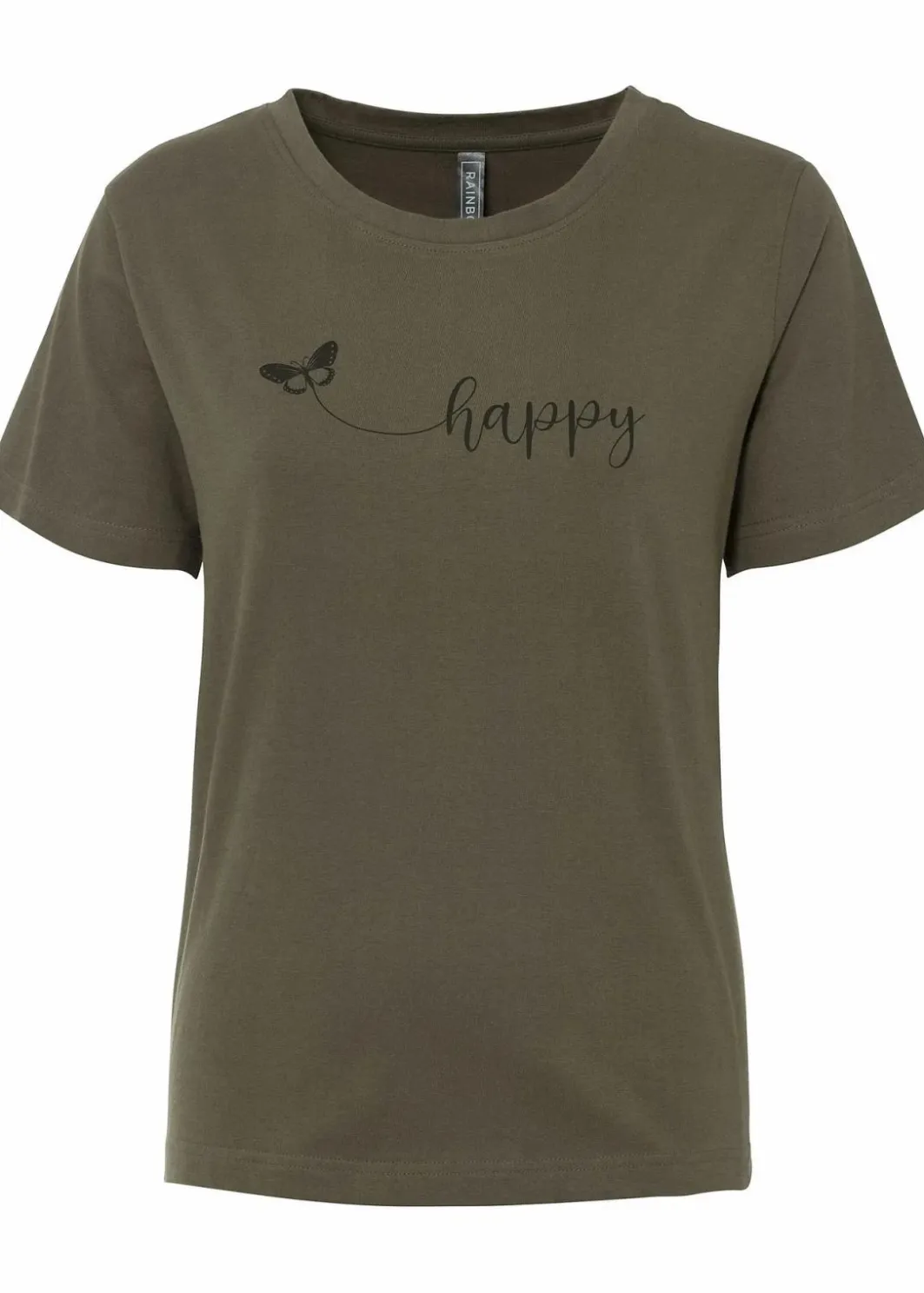 Outlet T-Shirt aus reiner Baumwolle Damen Shirts & Tops