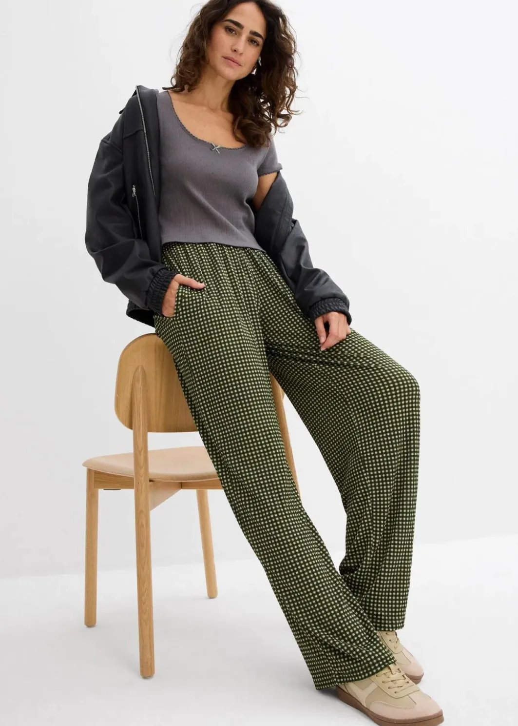 Online T-Shirt aus reiner Baumwolle Damen Shirts & Tops