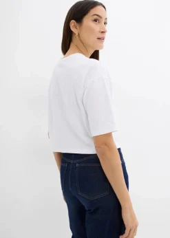 Damen bonprix Shirts & Tops|T-Shirt aus reiner Baumwolle