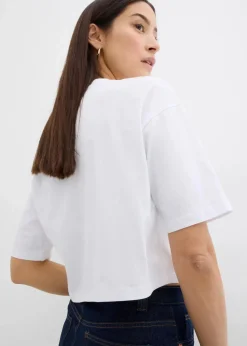 Damen bonprix Shirts & Tops|T-Shirt aus reiner Baumwolle