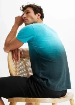 Clearance T-Shirt aus reiner Baumwolle, Slim Fit Herren Shirts & Polos|Große Größen