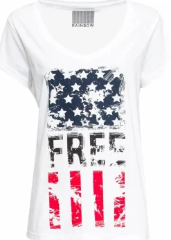 Sale T-Shirt aus reiner Baumwolle Damen Shirts & Tops