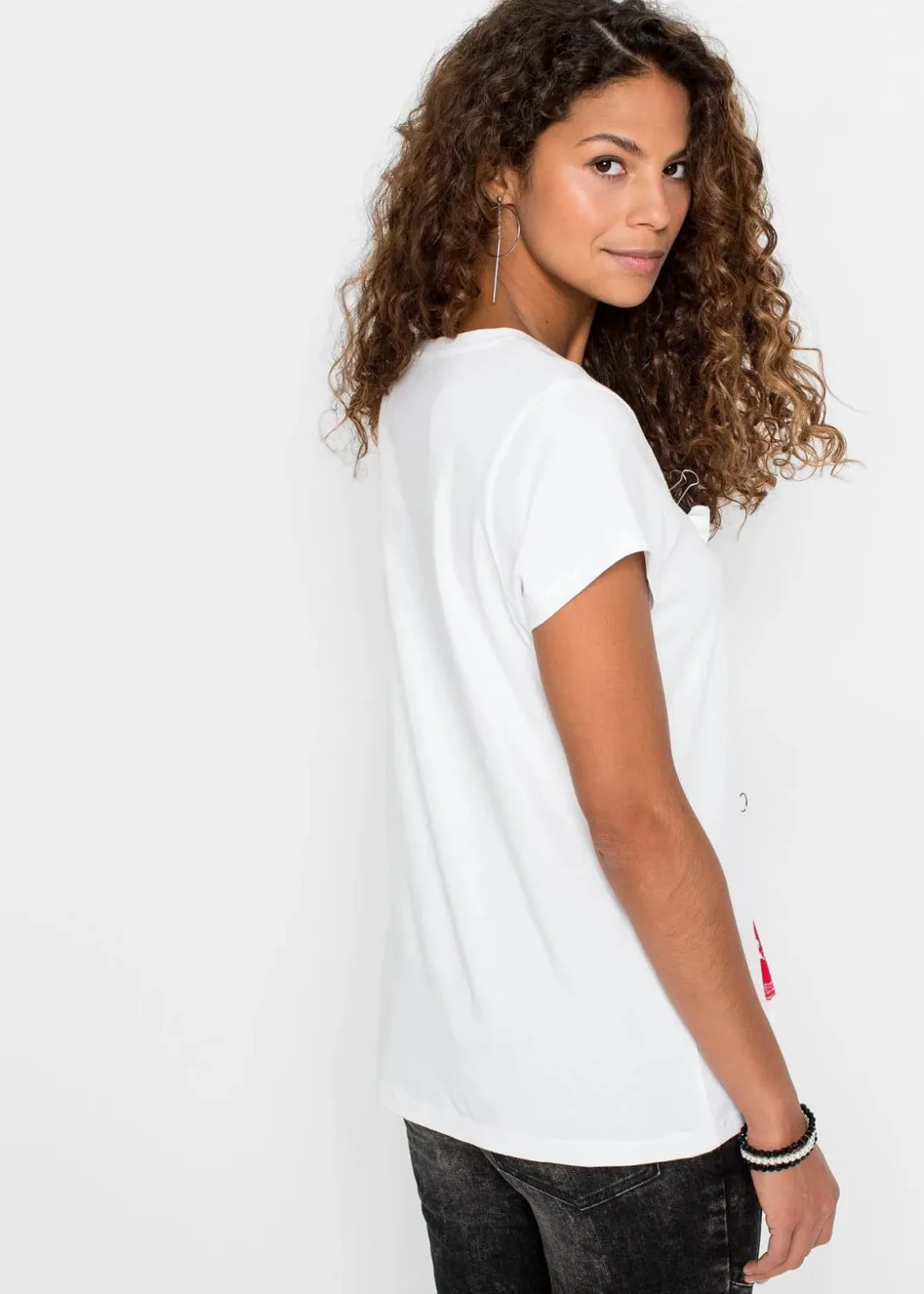 Sale T-Shirt aus reiner Baumwolle Damen Shirts & Tops