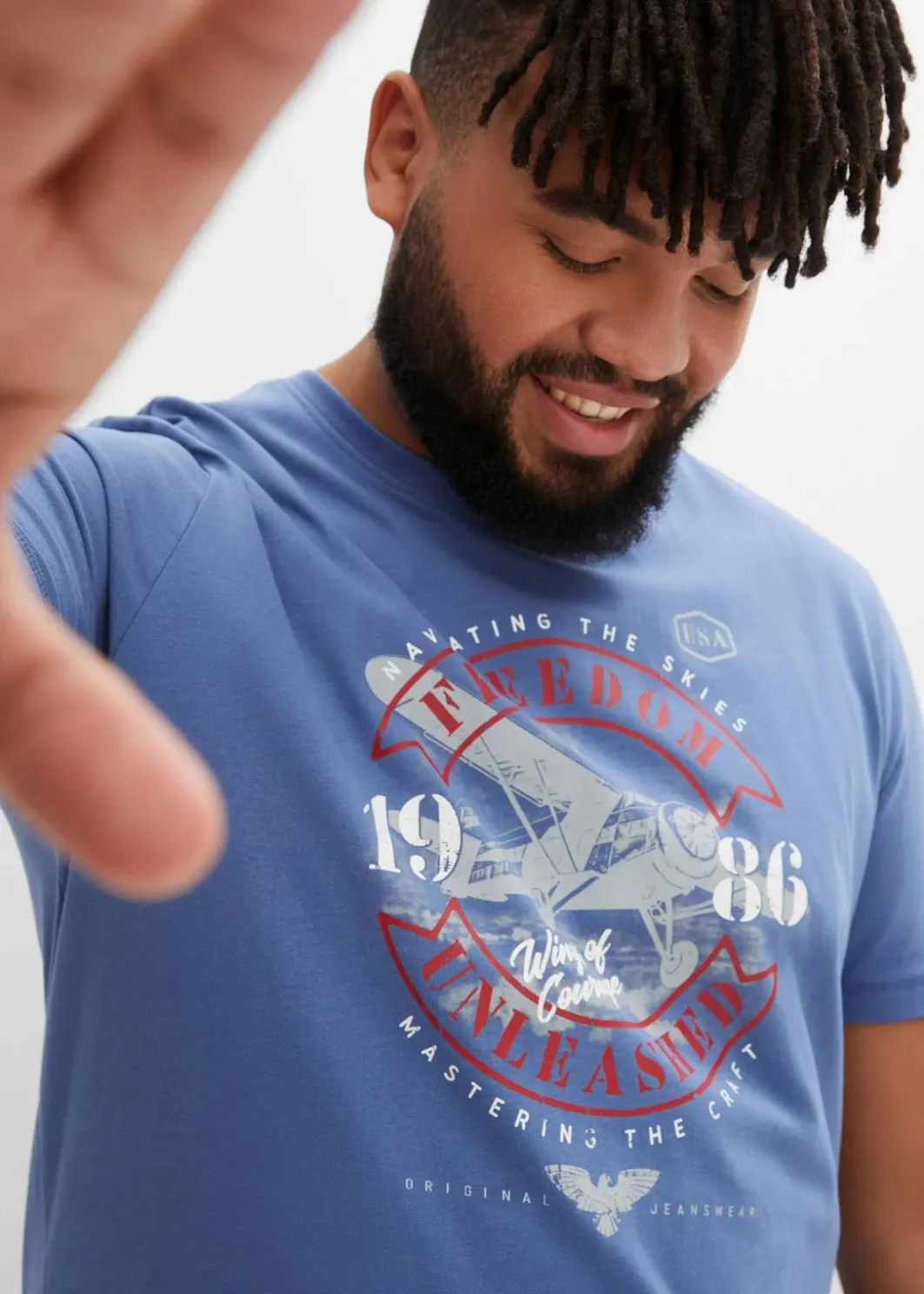 Hot T-Shirt aus reiner Bio-Baumwolle Herren Große Größen|Shirts & Polos