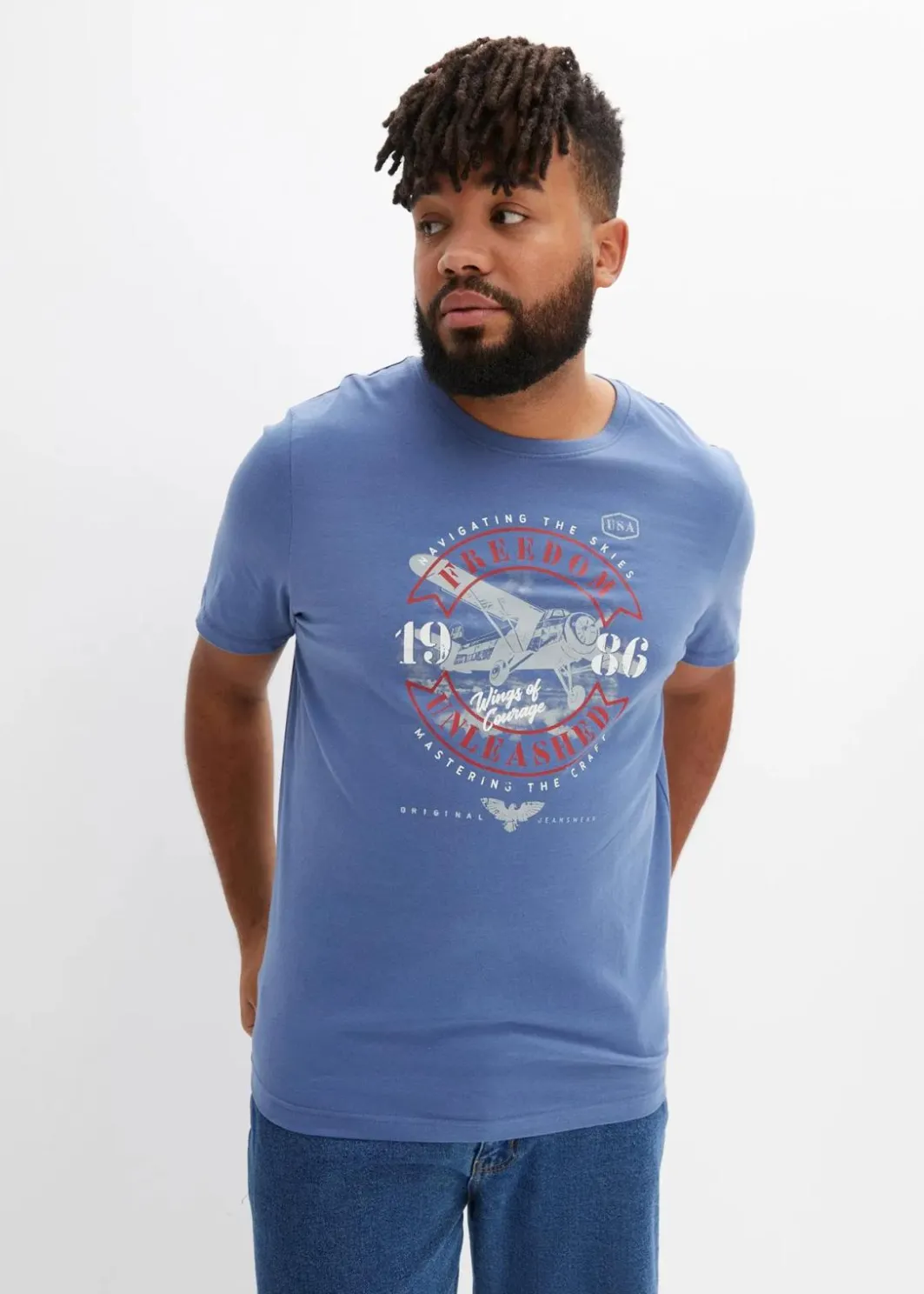 Hot T-Shirt aus reiner Bio-Baumwolle Herren Große Größen|Shirts & Polos
