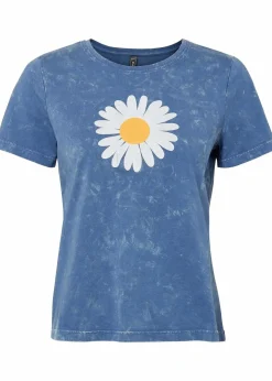 Outlet T-Shirt aus reiner Bio-Baumwolle Damen Nachhaltigere Materialien|Shirts & Tops