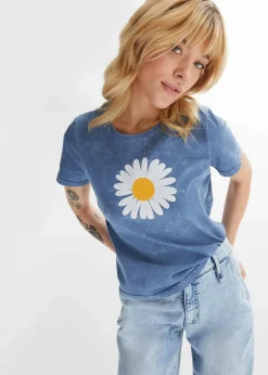 Outlet T-Shirt aus reiner Bio-Baumwolle Damen Nachhaltigere Materialien|Shirts & Tops