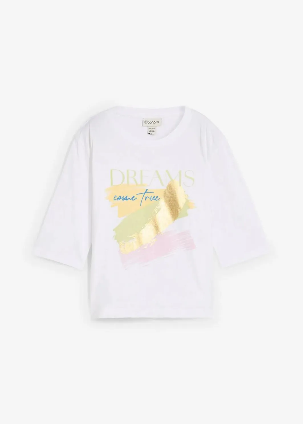 Damen bonprix Shirts & Tops|Nachhaltigere Materialien|T-Shirt aus reiner Bio-Baumwolle