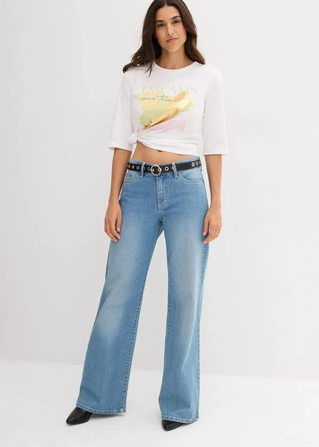 Damen bonprix Shirts & Tops|Nachhaltigere Materialien|T-Shirt aus reiner Bio-Baumwolle