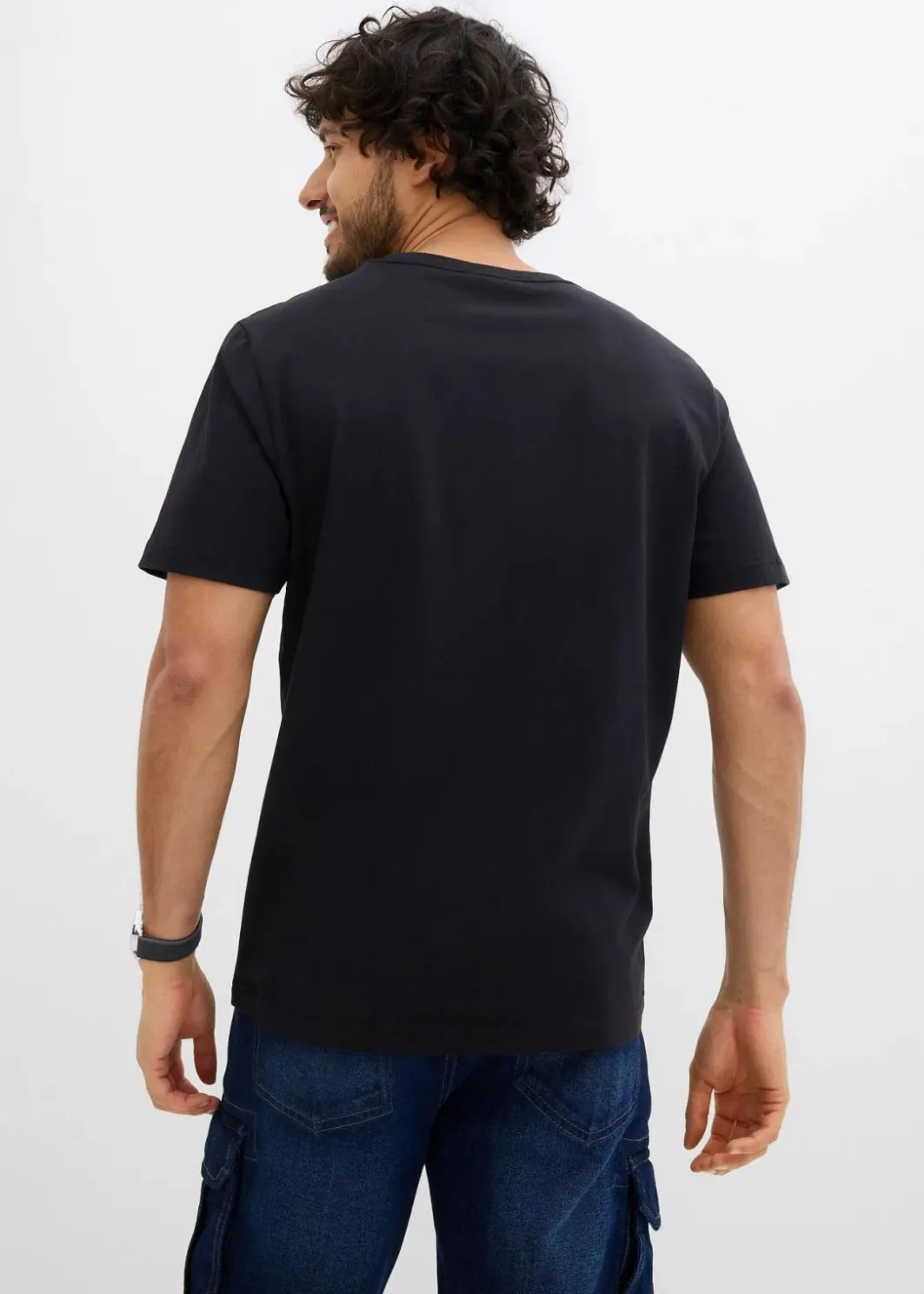 T-Shirt aus reiner Bio-Baumwolle Herren Große Größen|Shirts & Polos