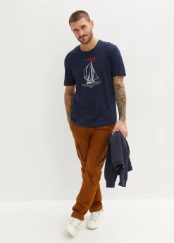 Herren bonprix Große Größen|Shirts & Polos|T-Shirt aus reiner Bio-Baumwolle (2er Pack)