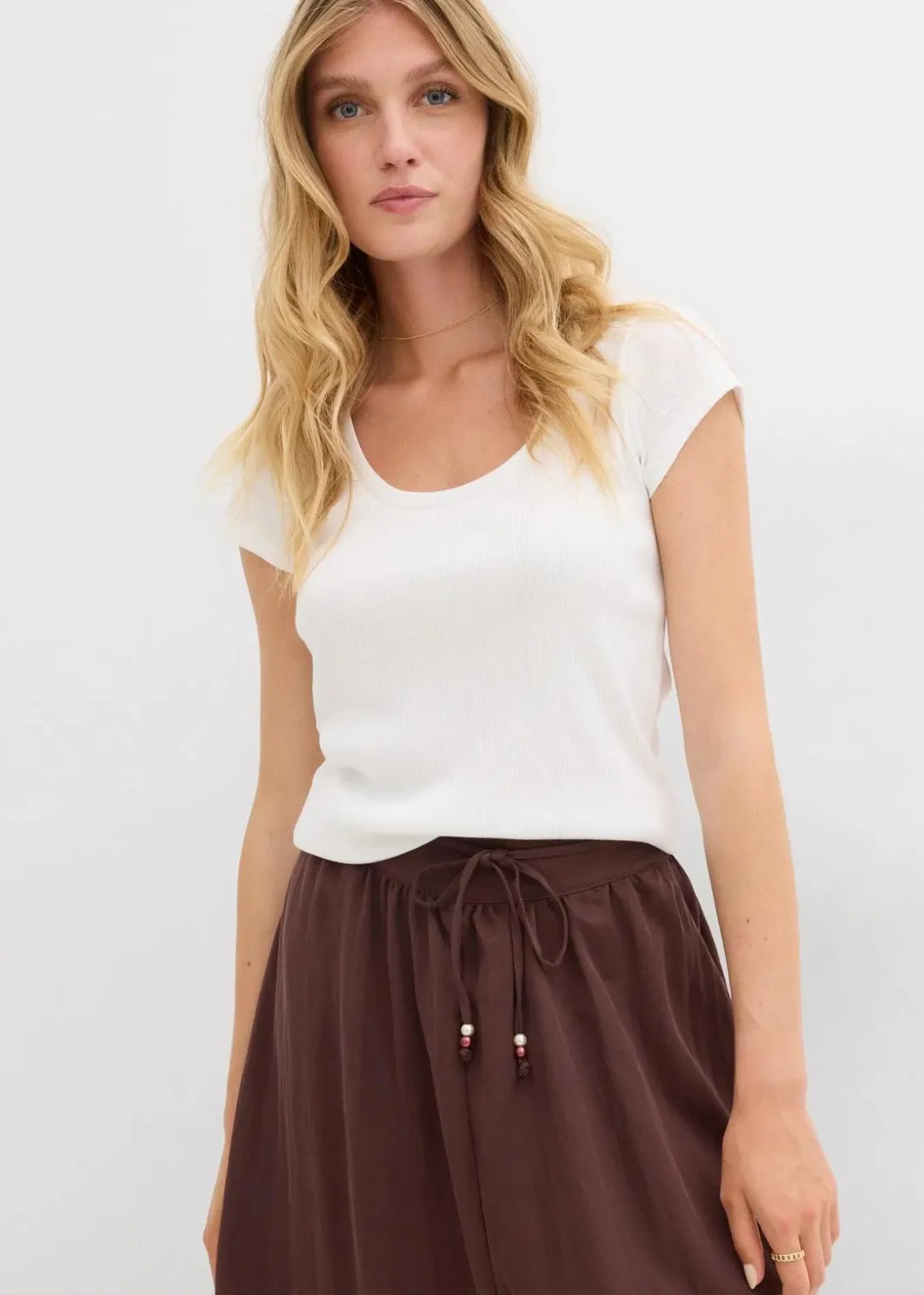 Outlet T-Shirt aus reiner Bio-Baumwolle Damen Basics|Shirts & Tops