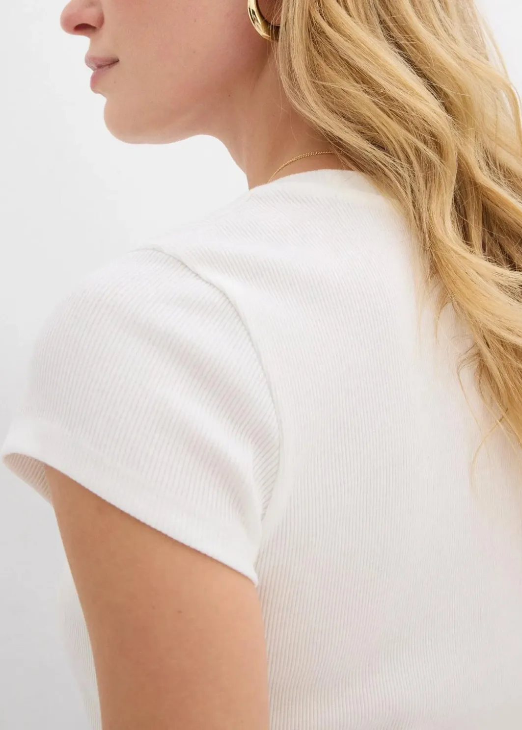 Outlet T-Shirt aus reiner Bio-Baumwolle Damen Basics|Shirts & Tops
