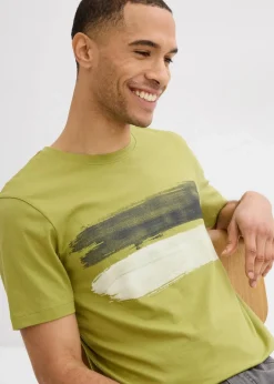 Herren bonprix Shirts & Polos|Große Größen|T-Shirt aus reiner Bio-Baumwolle