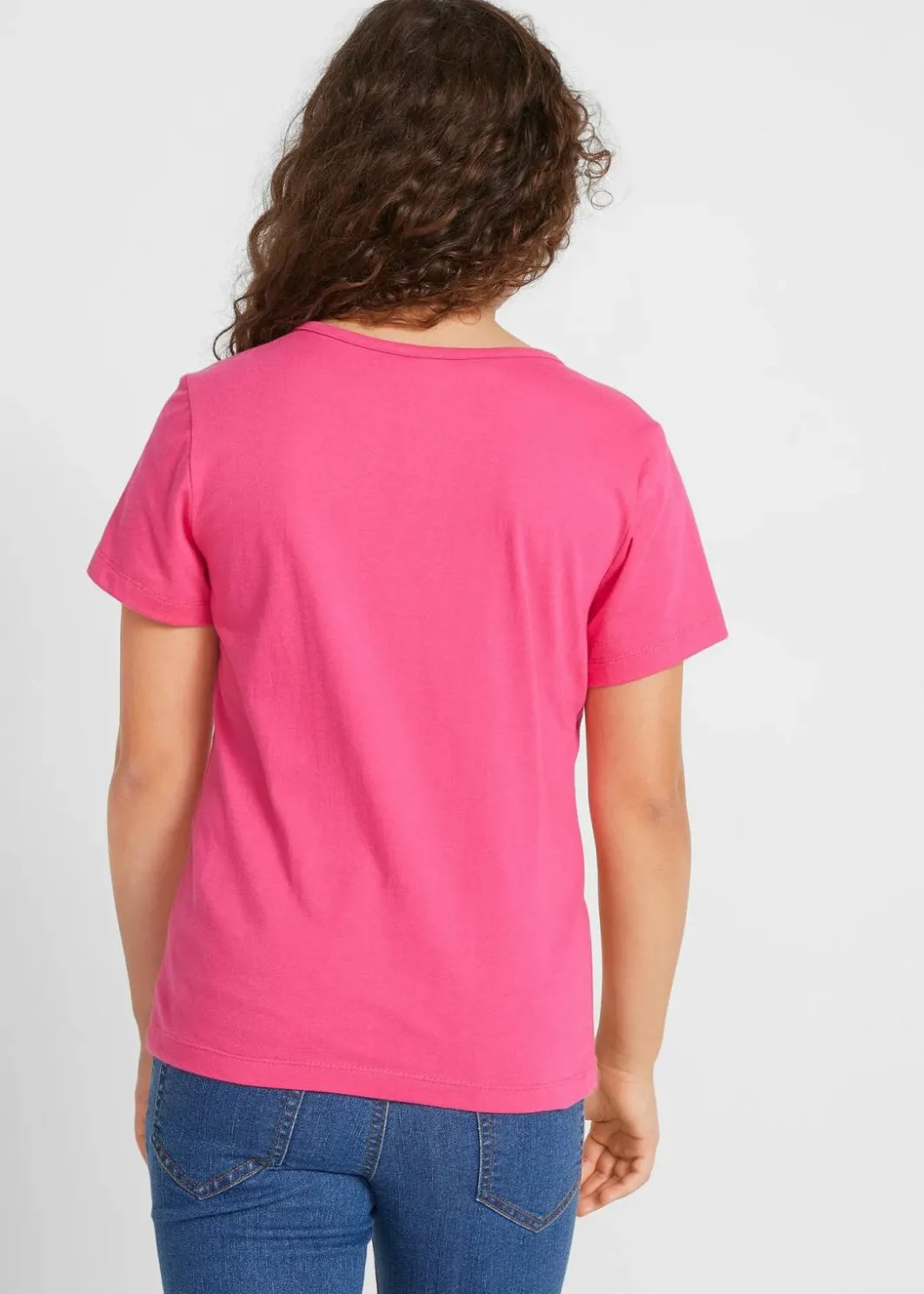 Kinder bonprix Mädchen 2-8 Jahre·Nachhaltigere Materialien|Mädchen 9-16 Jahre·Nachhaltigere Materialien|T-Shirt aus reiner Bio-Baumwolle (2er Pack)