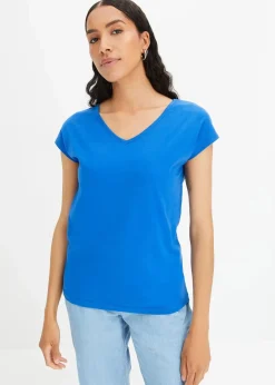 New T-Shirt aus reiner Bio-Baumwolle Damen Shirts & Tops