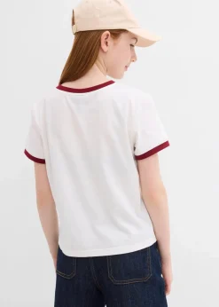 New T-Shirt aus reiner Bio-Baumwolle Kinder Mädchen 9-16 Jahre·Shirts & Blusen|Mädchen 2-8 Jahre·Nachhaltigere Materialien