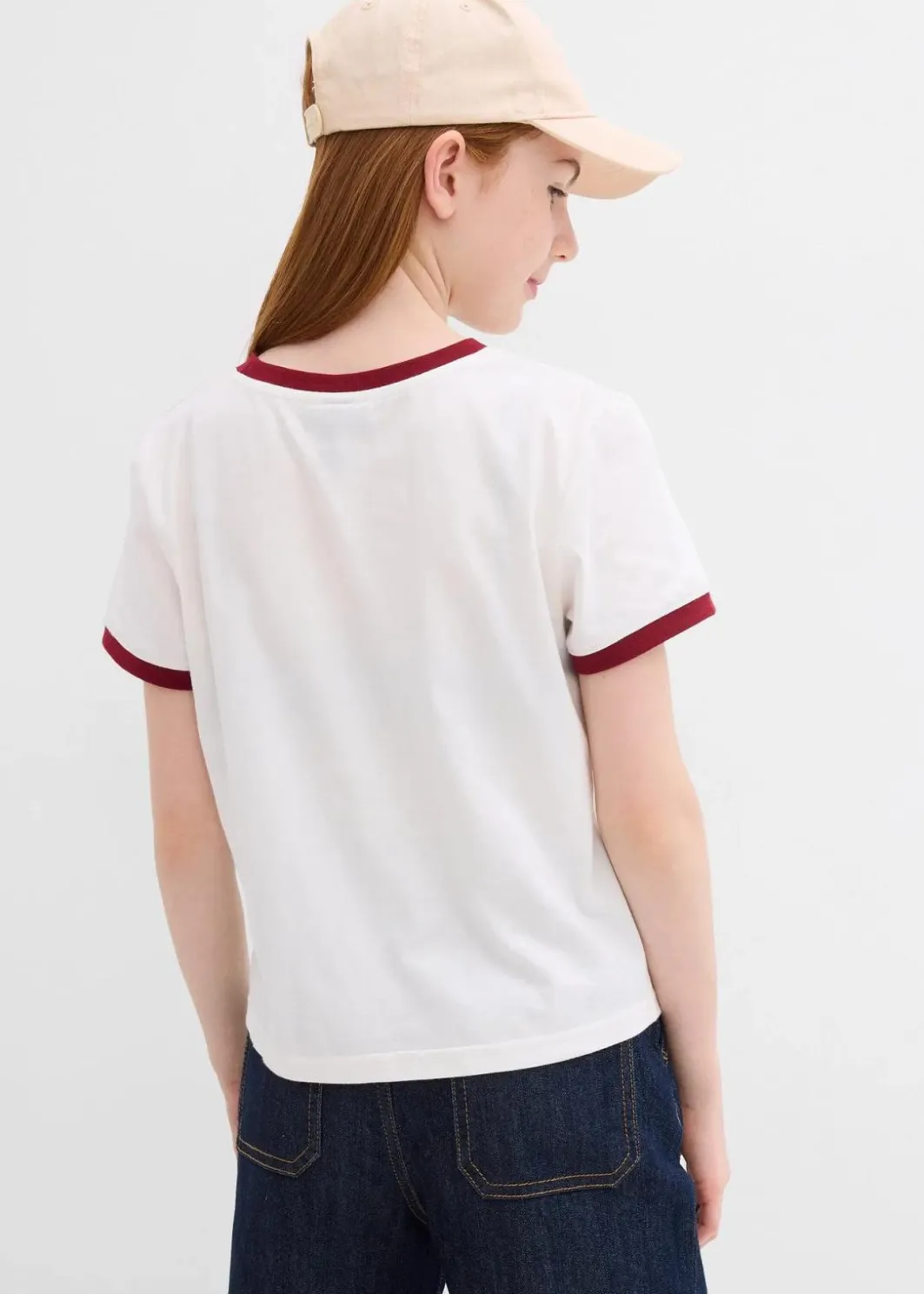 New T-Shirt aus reiner Bio-Baumwolle Kinder Mädchen 9-16 Jahre·Shirts & Blusen|Mädchen 2-8 Jahre·Nachhaltigere Materialien
