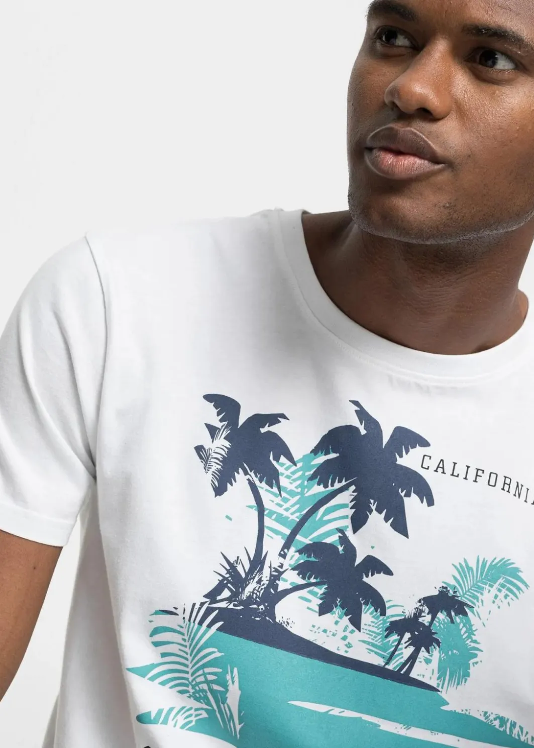 Herren bonprix Große Größen|Strandmode|T-Shirt aus reiner Bio-Baumwolle