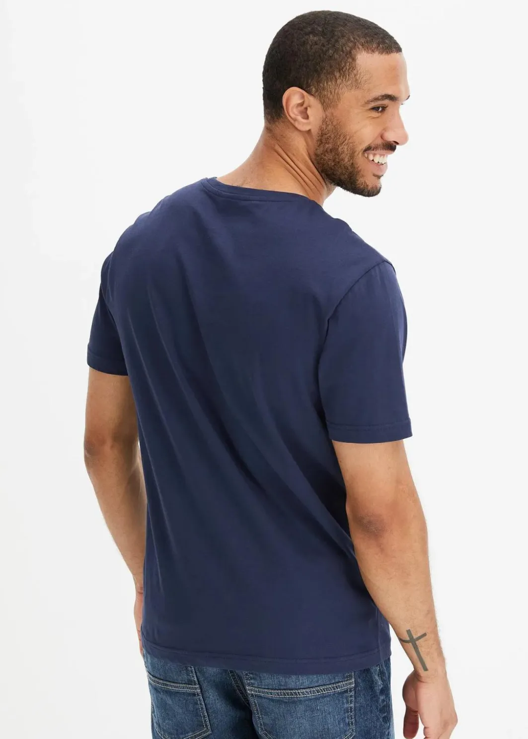 Herren bonprix Große Größen|Sportbekleidung|T-Shirt aus reiner Bio-Baumwolle