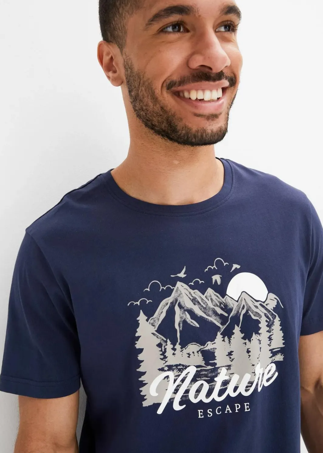 Herren bonprix Große Größen|Sportbekleidung|T-Shirt aus reiner Bio-Baumwolle