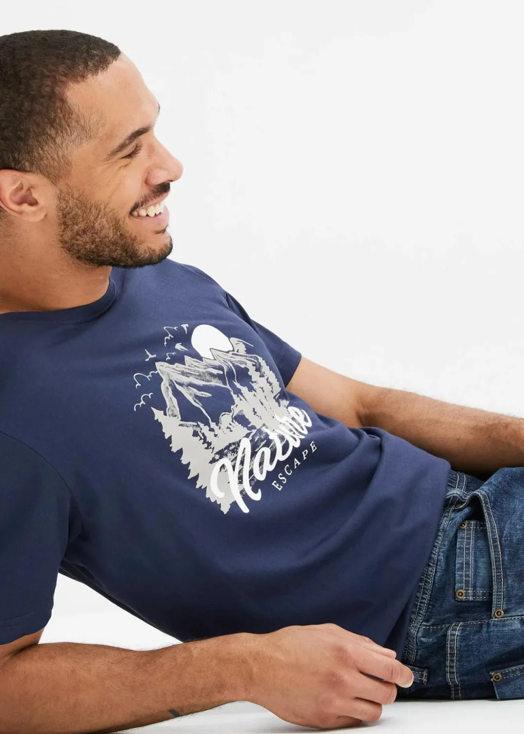 Herren bonprix Große Größen|Sportbekleidung|T-Shirt aus reiner Bio-Baumwolle