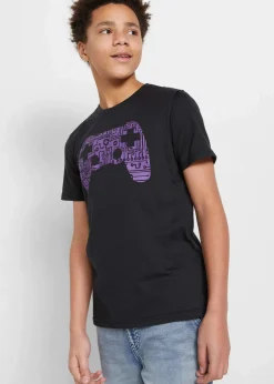 Kinder bonprix Jungen 9-16 Jahre·Shirts|Jungen 2-8 Jahre·Nachhaltigere Materialien|T-Shirt aus reiner Bio-Baumwolle