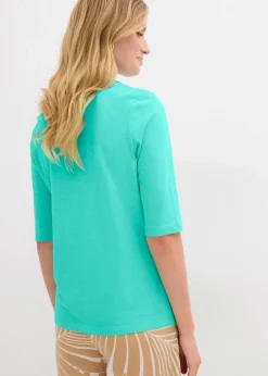 Hot T-Shirt aus reiner Bio-Baumwolle, (2er Pack) Damen Bekleidung·Röcke|Basics
