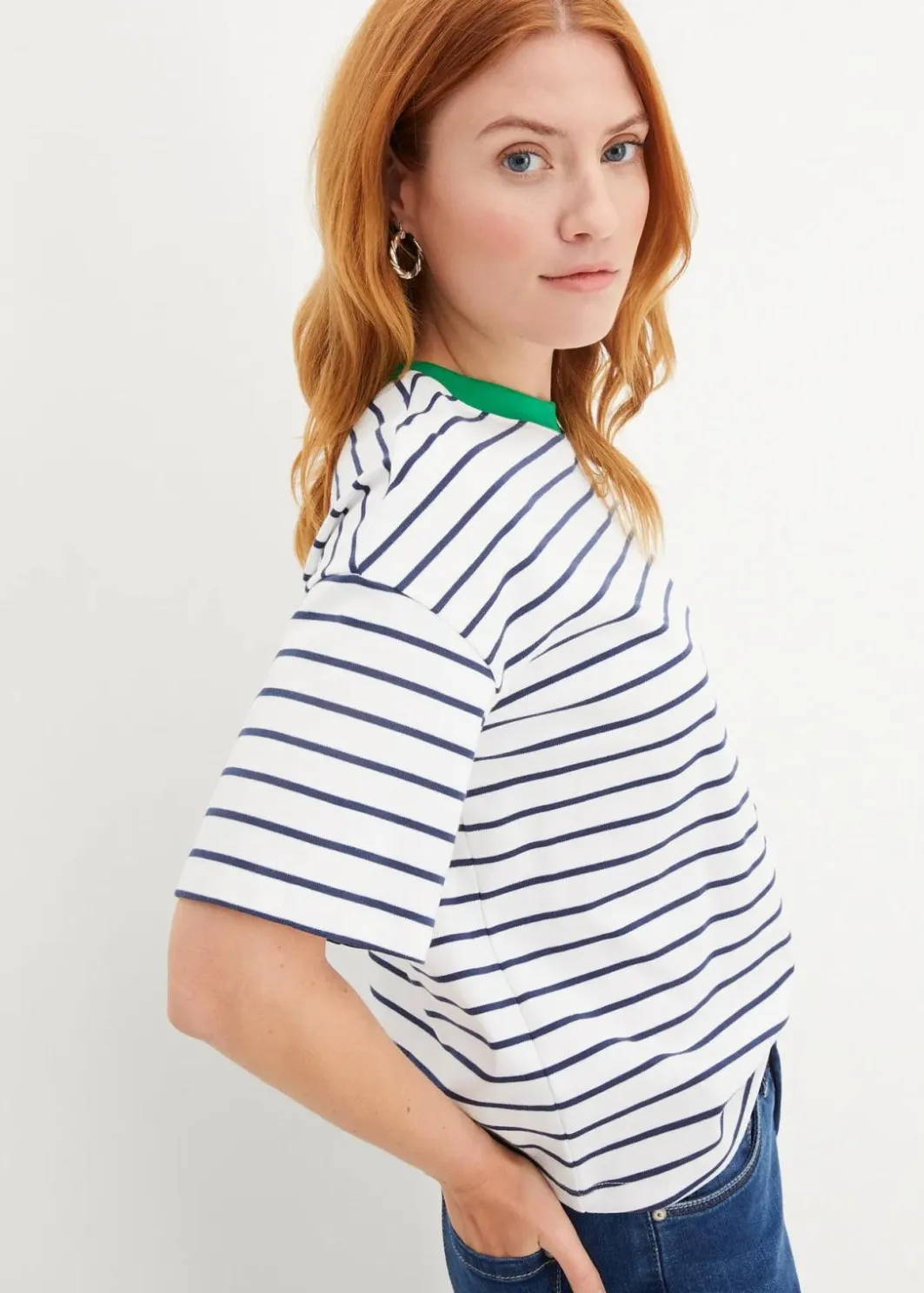 Damen bonprix Shirts & Tops|Nachhaltigere Materialien|T-Shirt aus reiner Bio-Baumwolle