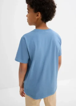 Kinder bonprix Jungen 9-16 Jahre·Mehrfachpacks|Jungen 9-16 Jahre·Shirts|T-Shirt aus reiner Bio-Baumwolle (2er Pack)