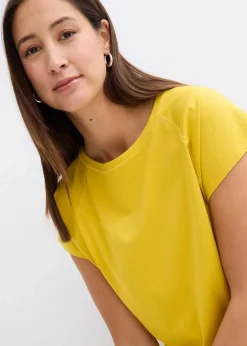 Damen bonprix Nachhaltigere Materialien|Shirts & Tops|T-Shirt aus reiner Bio-Baumwolle