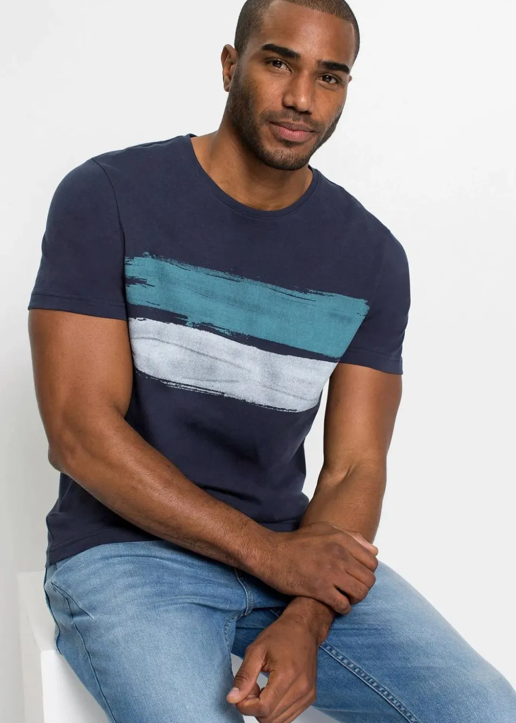 Discount T-Shirt aus reiner Bio-Baumwolle Herren Große Größen|Shirts & Polos