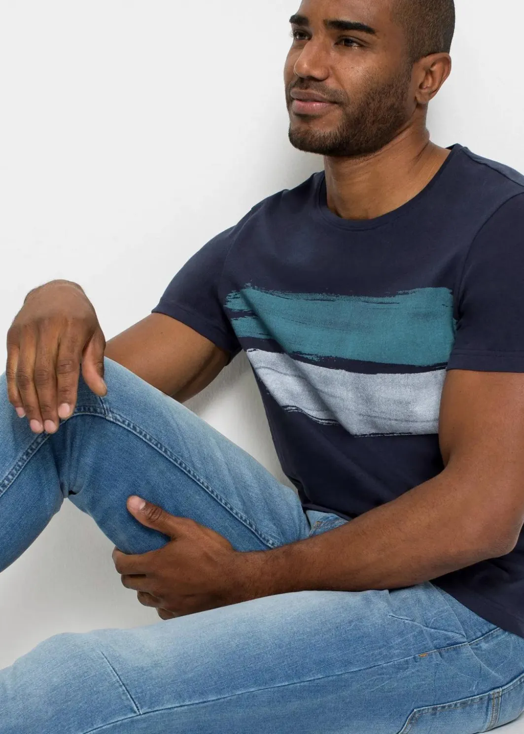 Discount T-Shirt aus reiner Bio-Baumwolle Herren Große Größen|Shirts & Polos