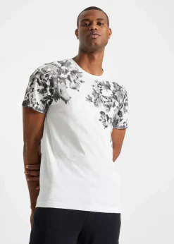 Herren bonprix Große Größen|Shirts & Polos|T-Shirt aus reiner Bio-Baumwolle, Slim Fit