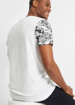 Herren bonprix Große Größen|Shirts & Polos|T-Shirt aus reiner Bio-Baumwolle, Slim Fit