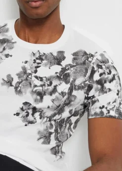 Herren bonprix Große Größen|Shirts & Polos|T-Shirt aus reiner Bio-Baumwolle, Slim Fit