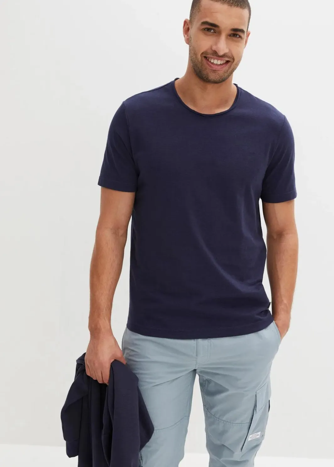 Herren bonprix Große Größen|Shirts & Polos|T-Shirt aus reiner Bio-Baumwolle