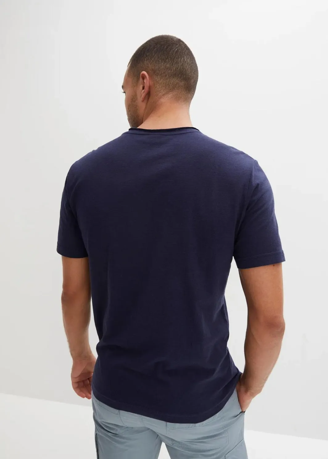 Herren bonprix Große Größen|Shirts & Polos|T-Shirt aus reiner Bio-Baumwolle
