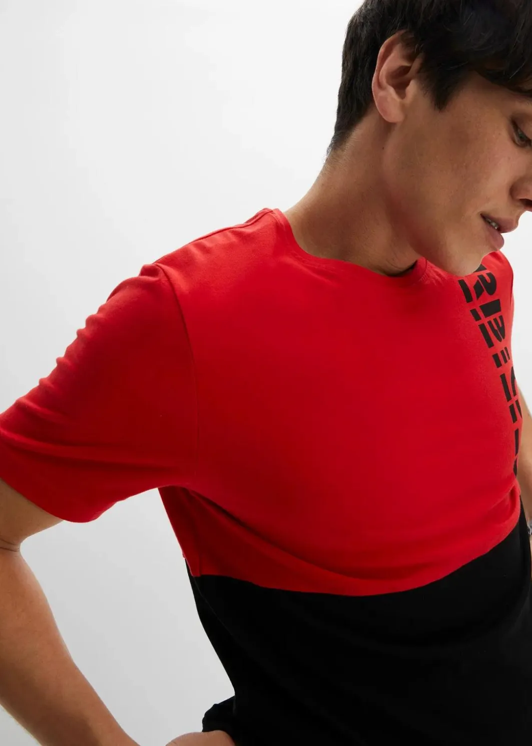 New T-Shirt aus reiner Bio-Baumwolle Herren Große Größen|Shirts & Polos
