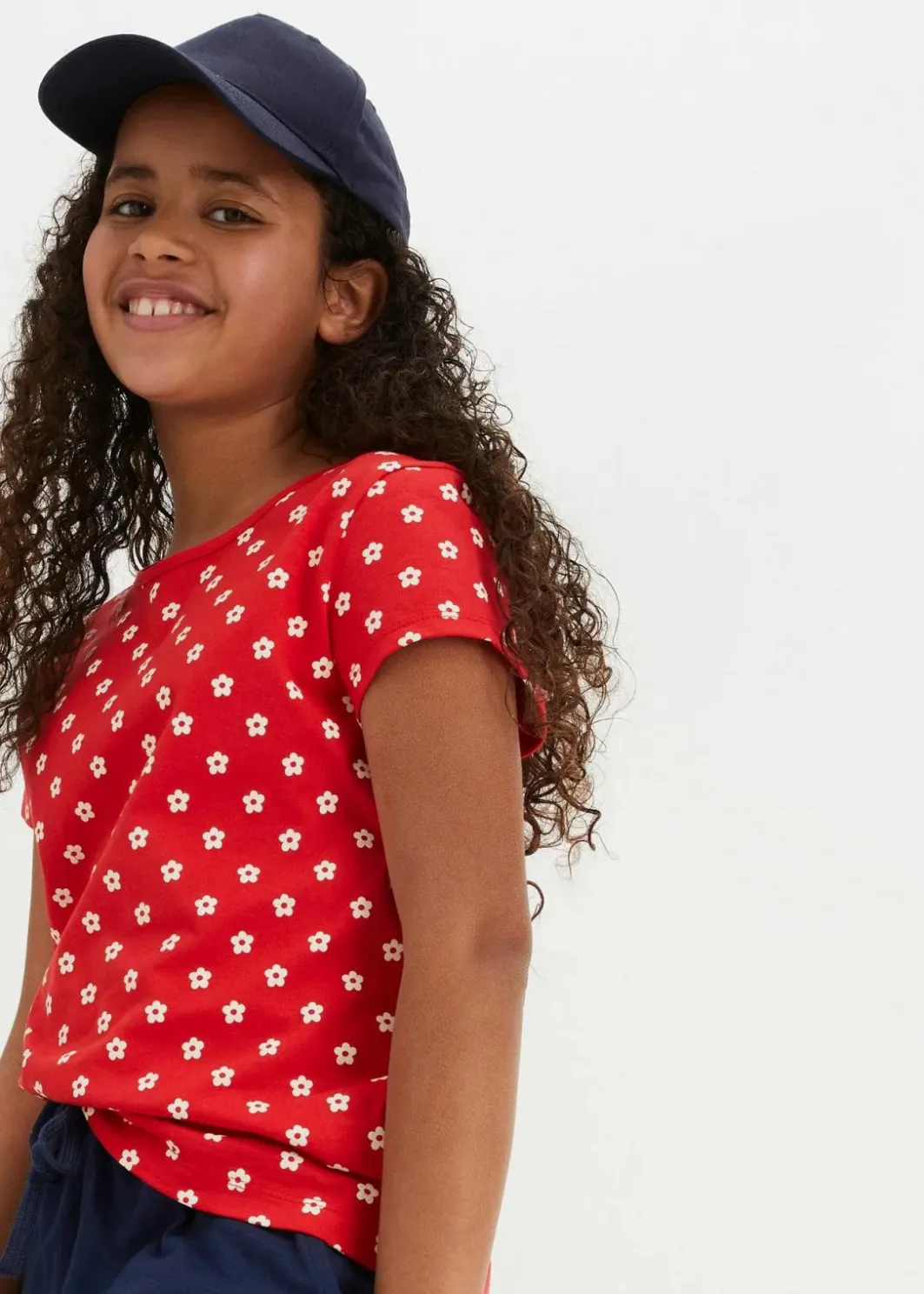 Kinder bonprix Mädchen 2-8 Jahre·Nachhaltigere Materialien|Mädchen 9-16 Jahre·Nachhaltigere Materialien|T-Shirt aus reiner Bio-Baumwolle (2er Pack)