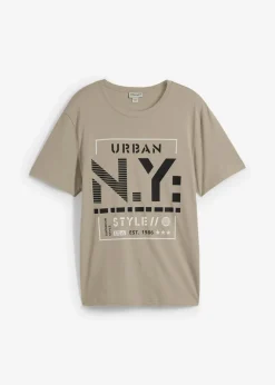 Herren bonprix Shirts & Polos|Große Größen|T-Shirt aus reiner Bio-Baumwolle