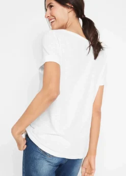 Damen bonprix Shirts & Tops|Nachhaltigere Materialien|T-Shirt aus reiner Bio-Baumwolle