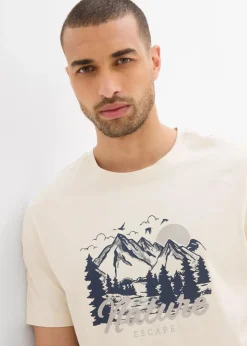 Herren bonprix Shirts & Polos|Sportbekleidung|T-Shirt aus reiner Bio-Baumwolle