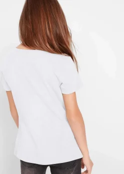 Kinder bonprix Mädchen 2-8 Jahre·Nachhaltigere Materialien|Mädchen 9-16 Jahre·Nachhaltigere Materialien|T-Shirt aus reiner Bio-Baumwolle